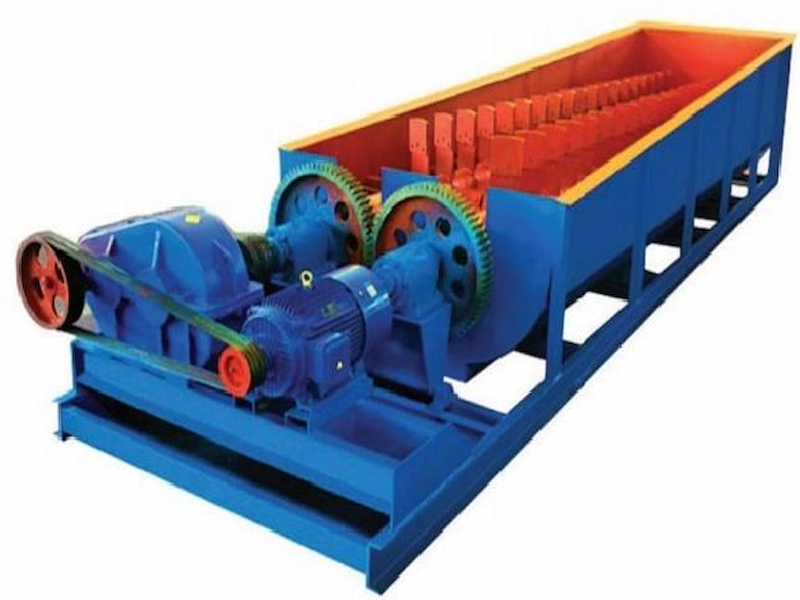Trough-type ore washer