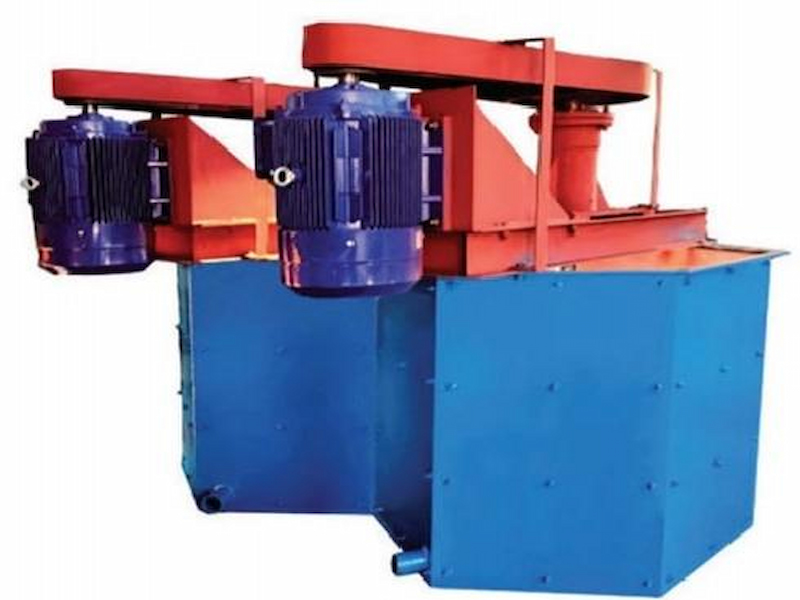 Stirring and scrubbing machine