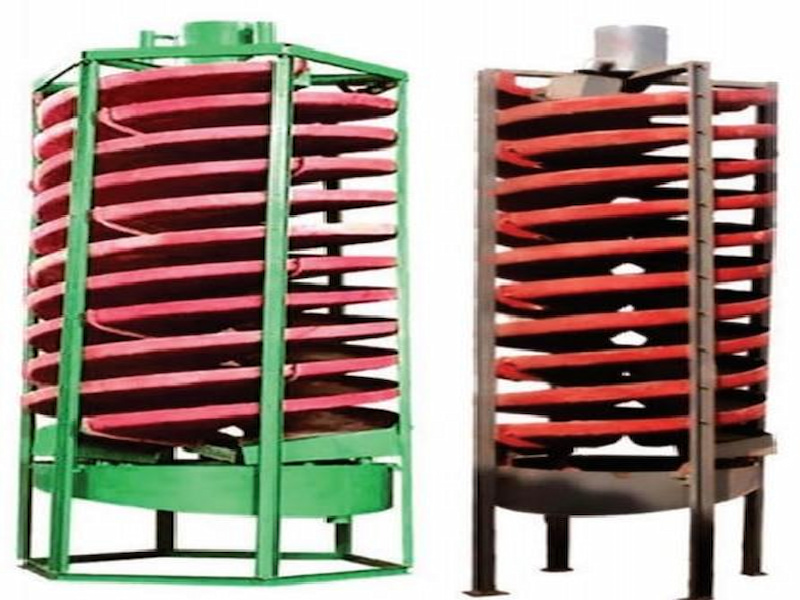 Spiral chute